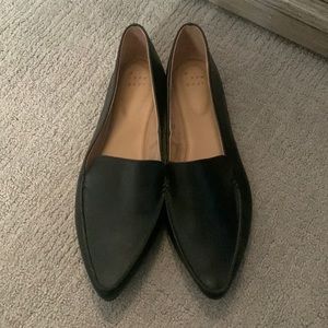 Pointy Black Flats